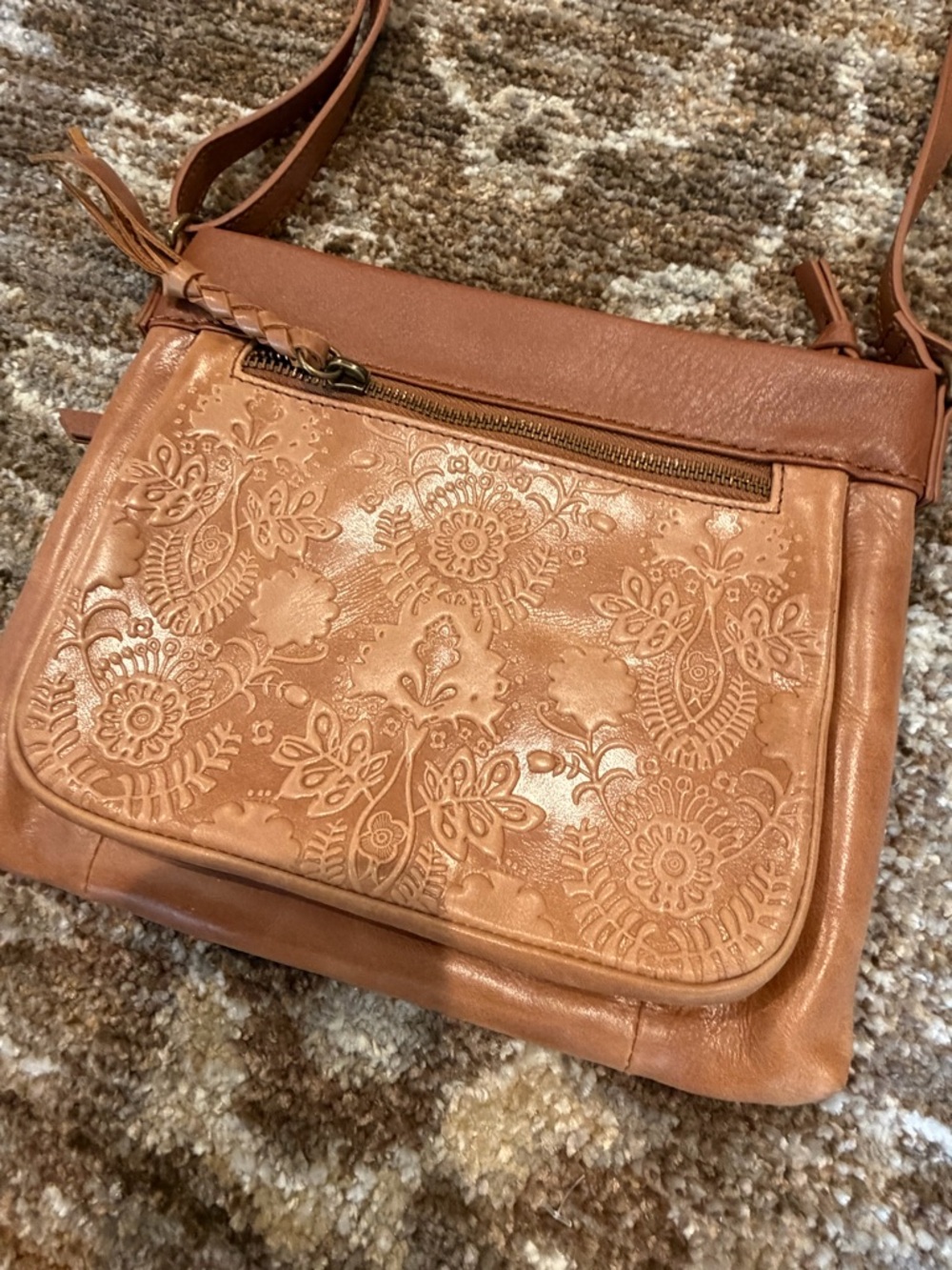 The Sak Sanibel Leather Crossbody
Bag